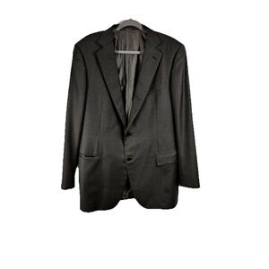 Ermenegildo Zegna Mens Trofeo Suit Blazer 100% Wool Size 56L/US46L Classic Italy